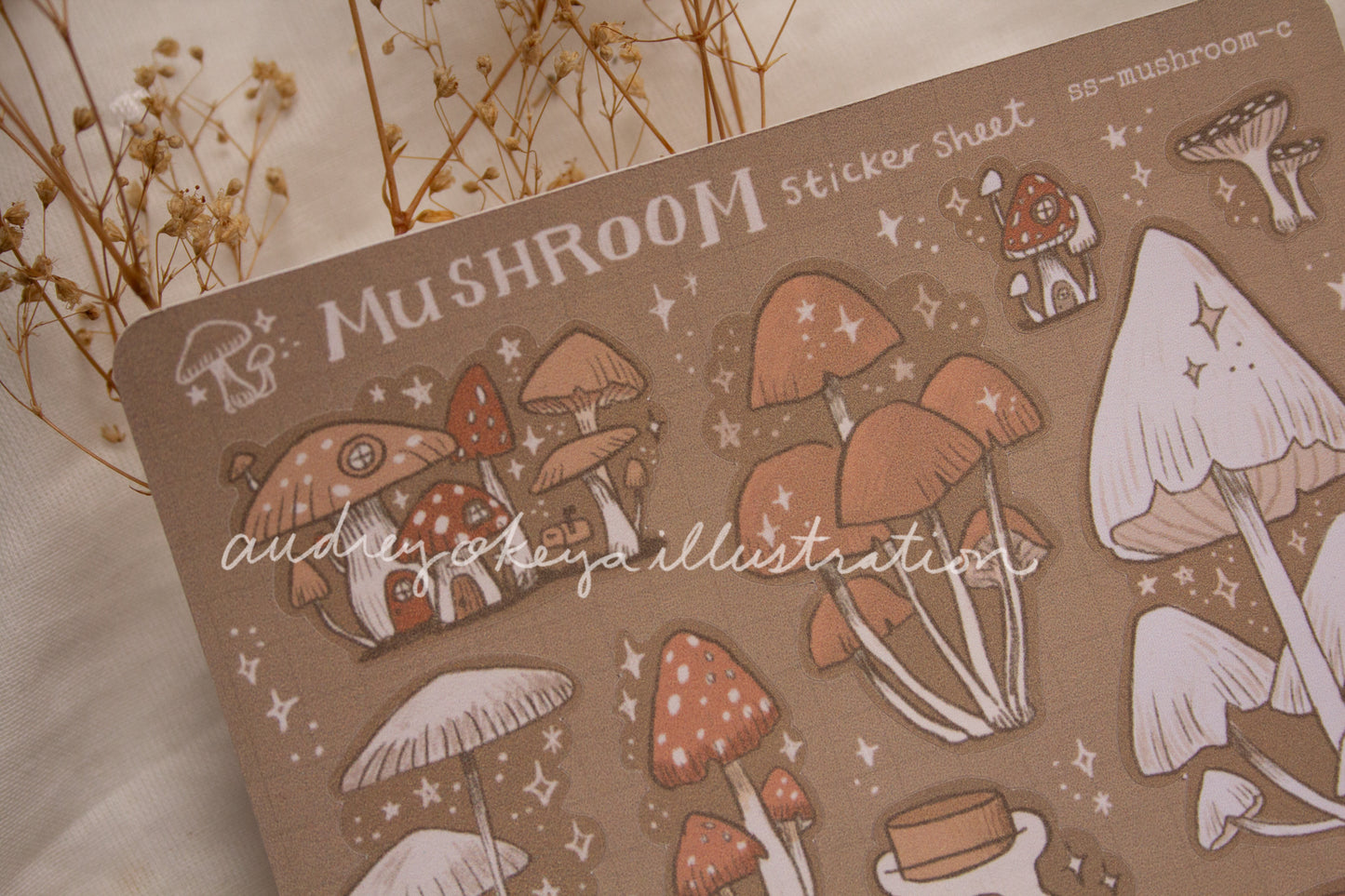 Mushroom Sticker Sheet