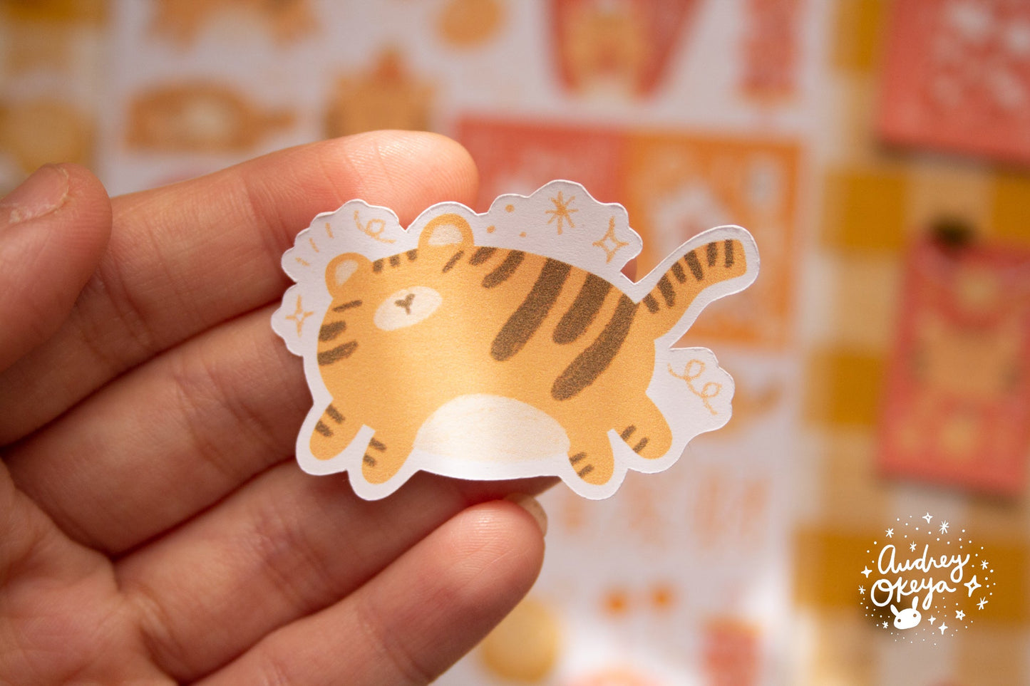 Chinese New Year Sticker Sheets | Year of the Tiger Sticker Sheet