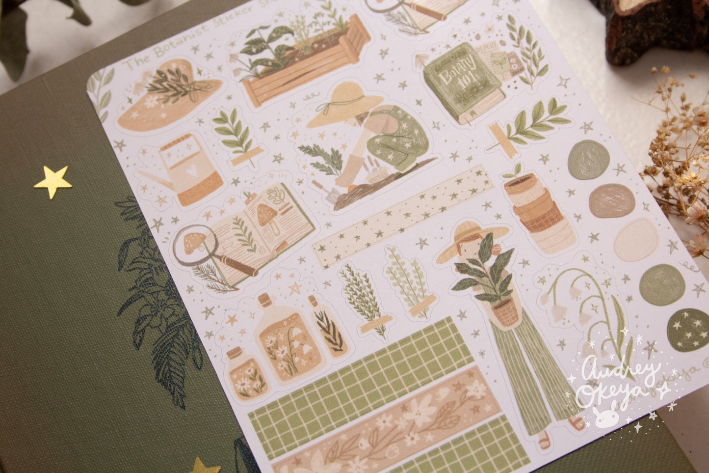 Aesthetic Girls Sticker Sheets - 3 Diff Kinds!