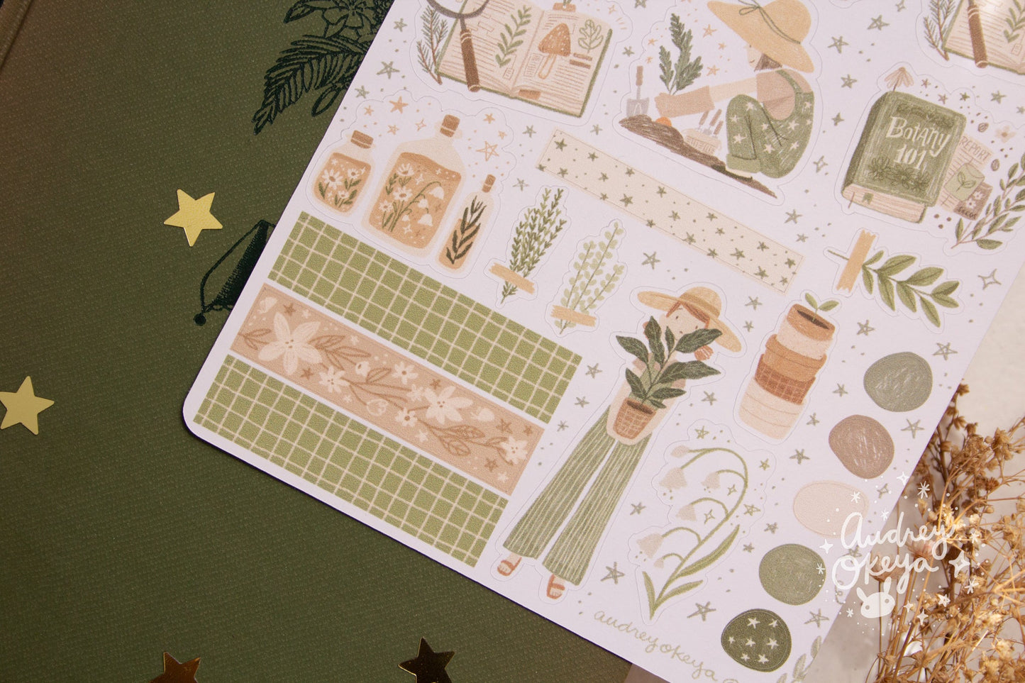 Aesthetic Girls Sticker Sheets - 3 Diff Kinds!