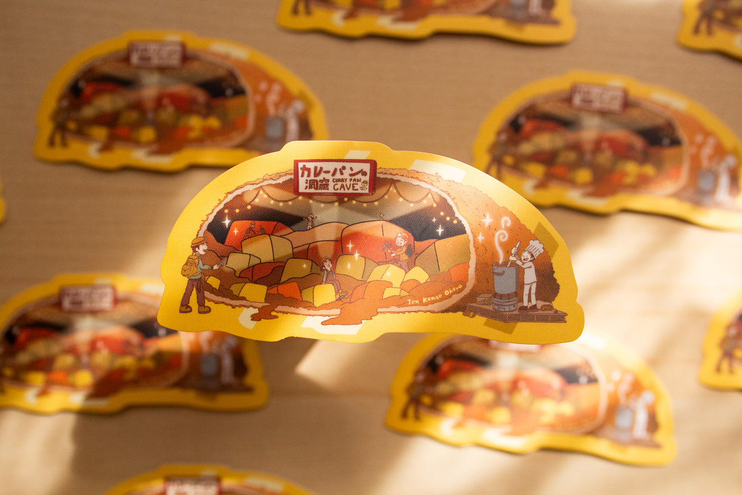 Curry Pan Waterproof Vinyl Sticker