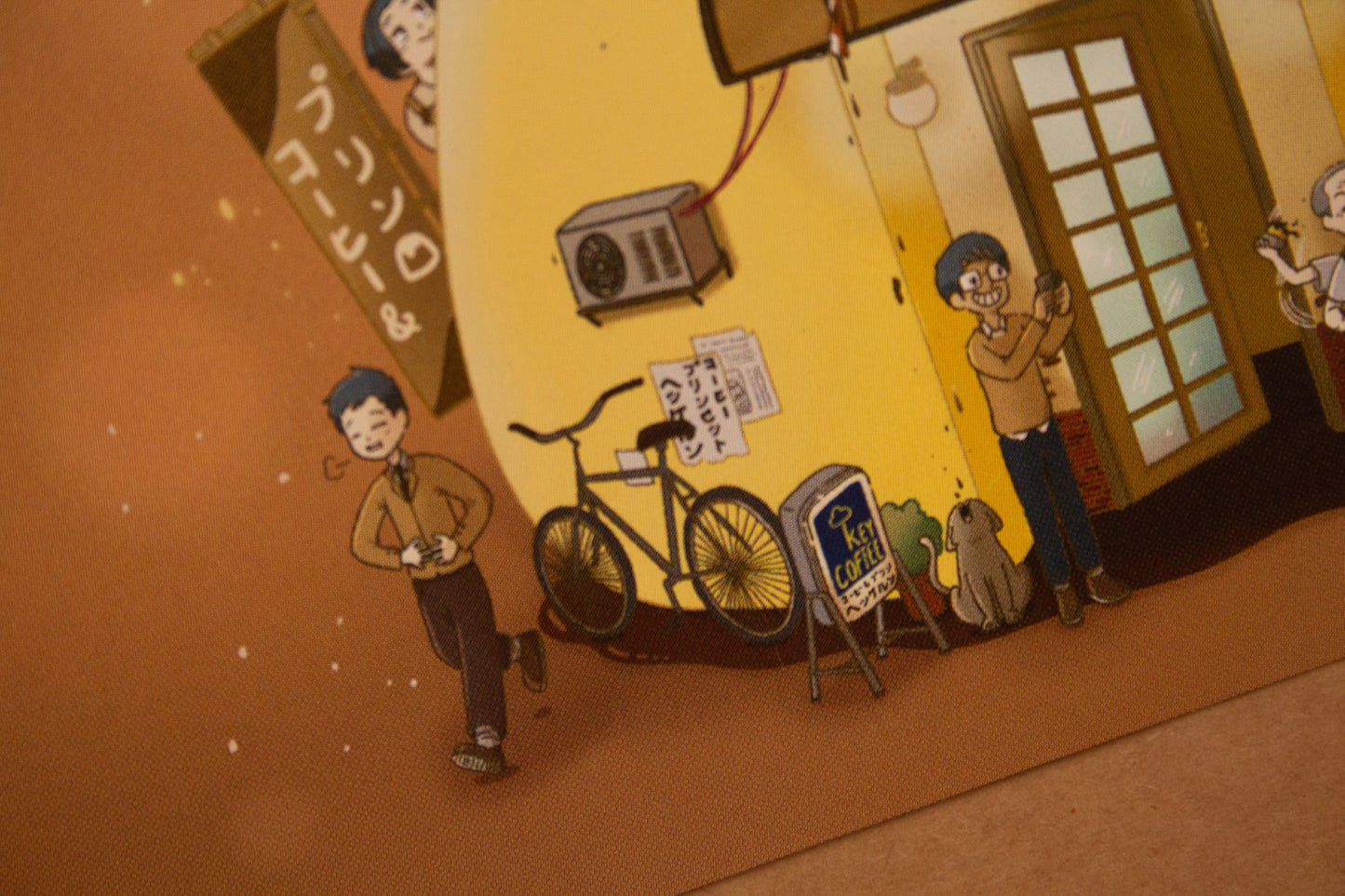 Hekkelun Pudding Cafe Art Print