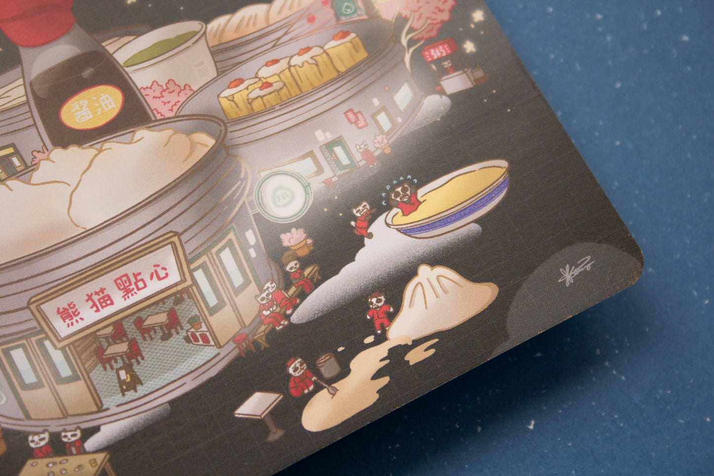 Dim Sum Town Art Print