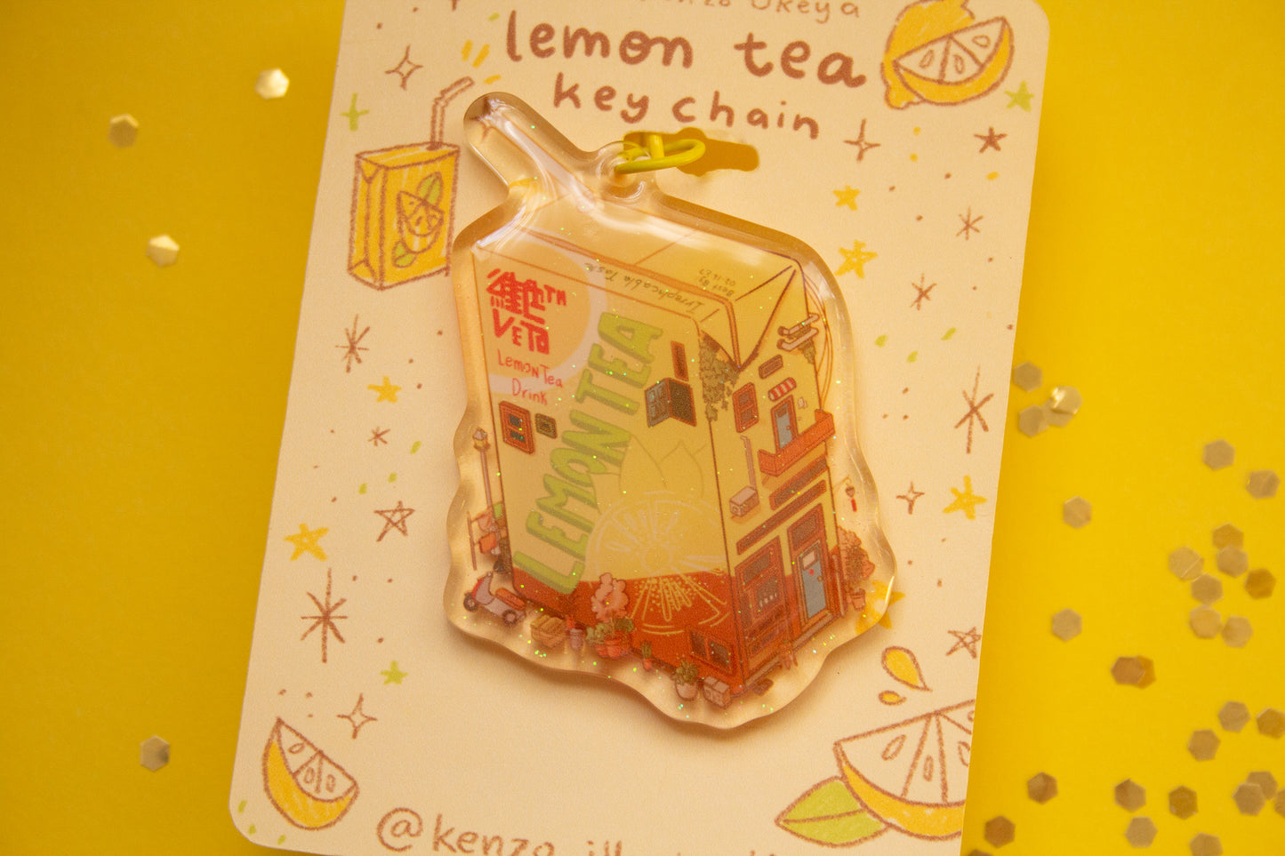 Vita Lemon Tea Keychain