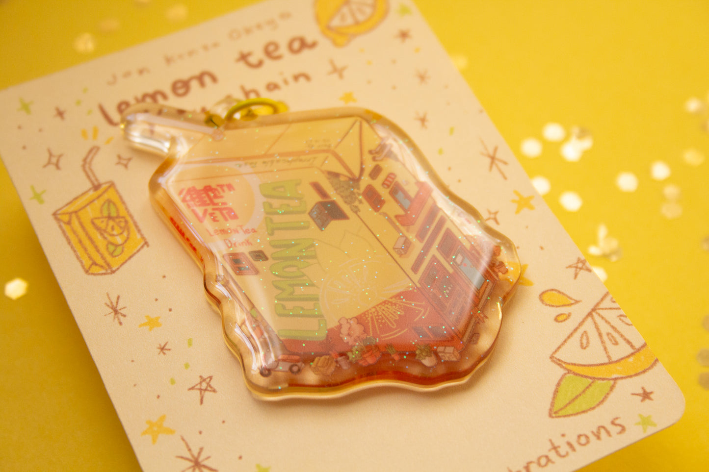 Vita Lemon Tea Keychain