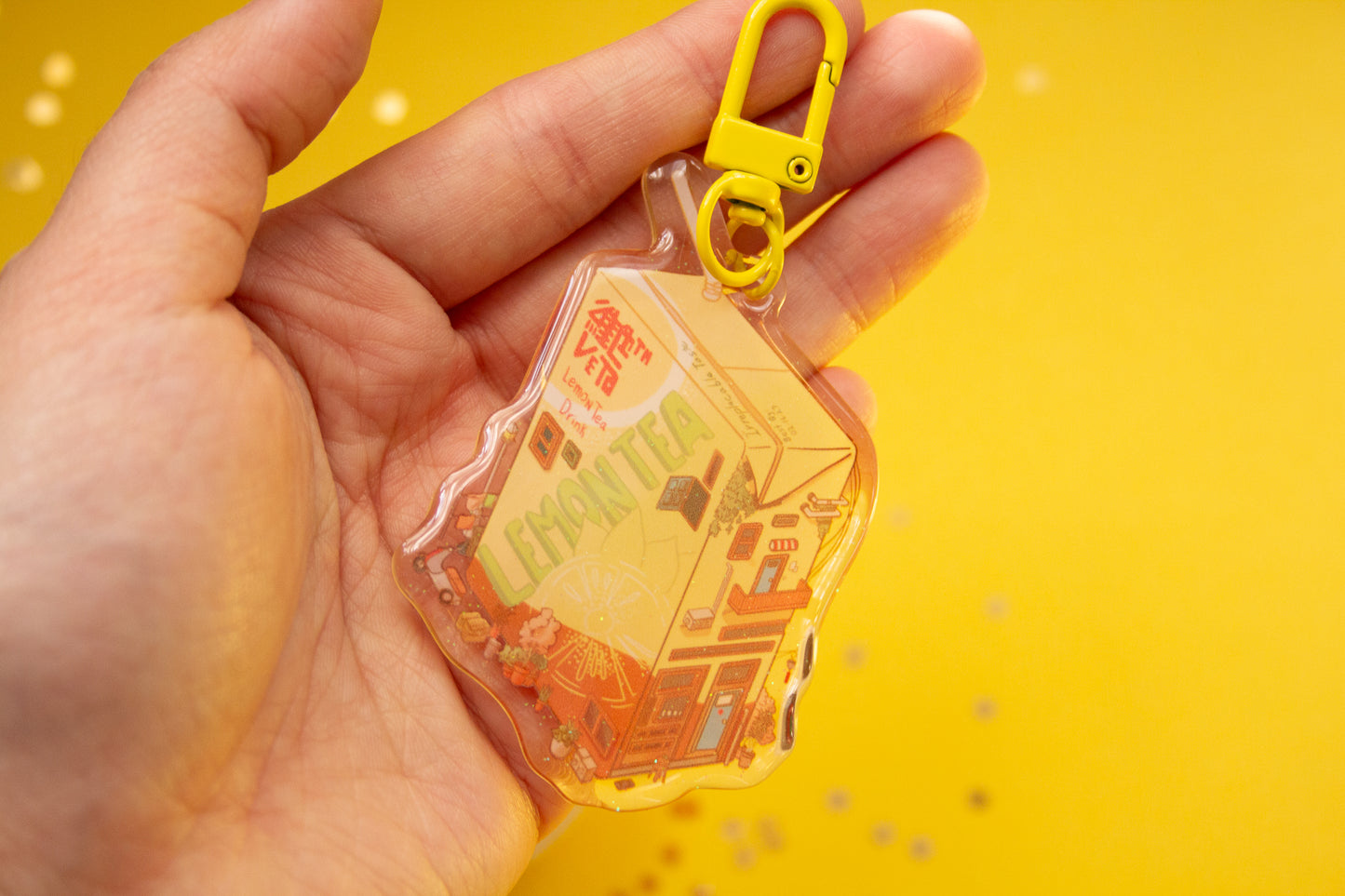 Vita Lemon Tea Keychain