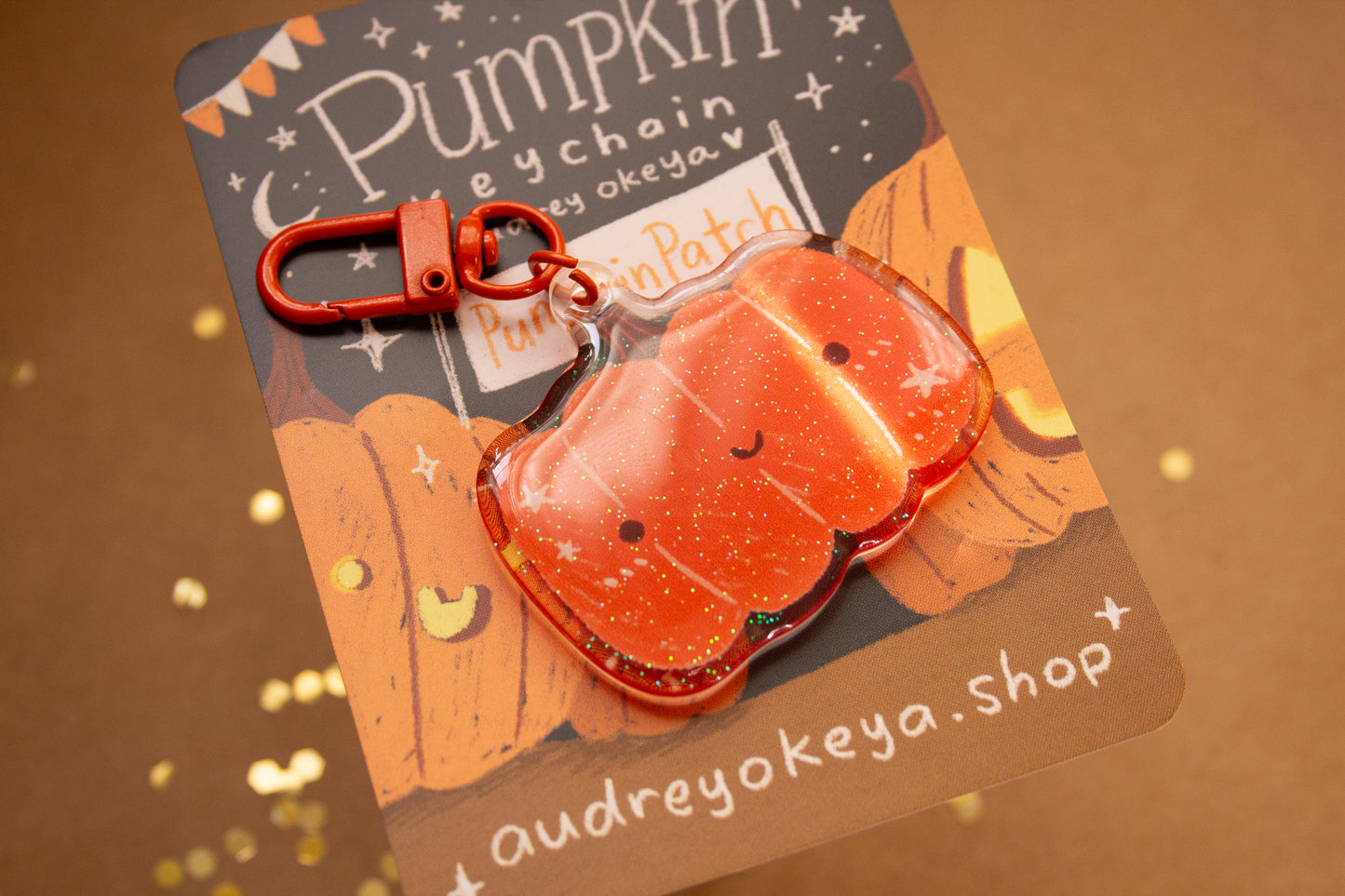 Pumpkin Keychain