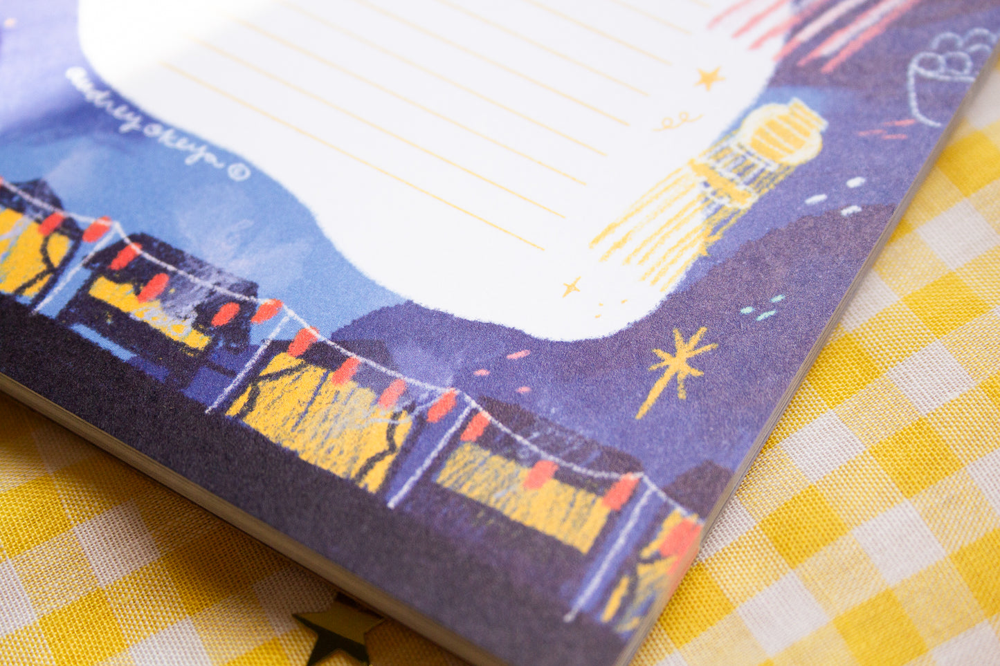 Japan Night Market Festival Memo Pad