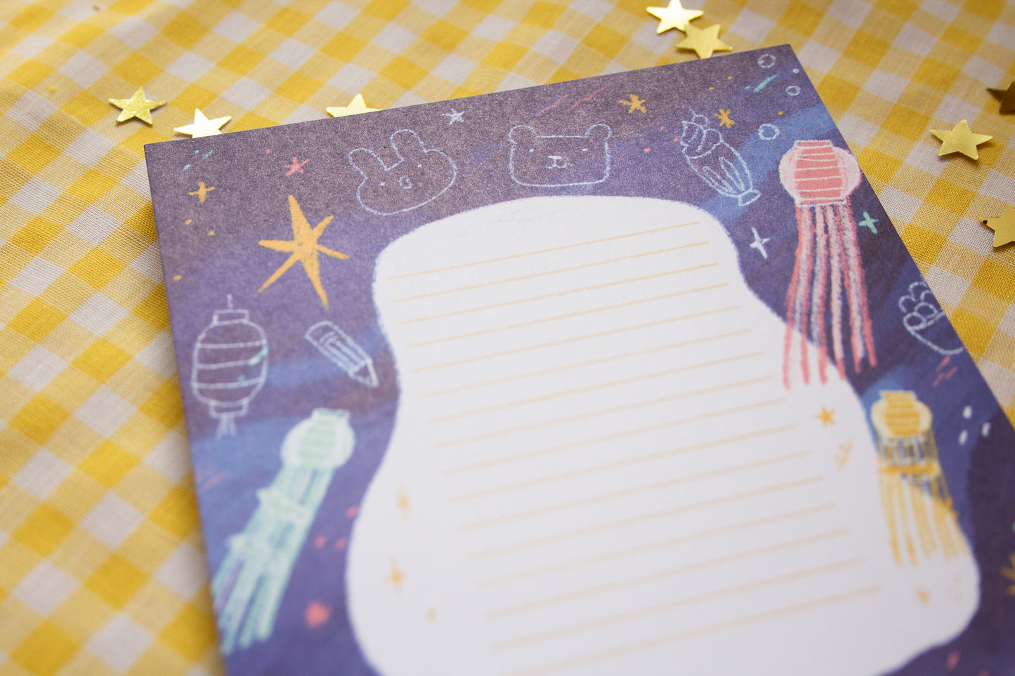 Japan Night Market Festival Memo Pad