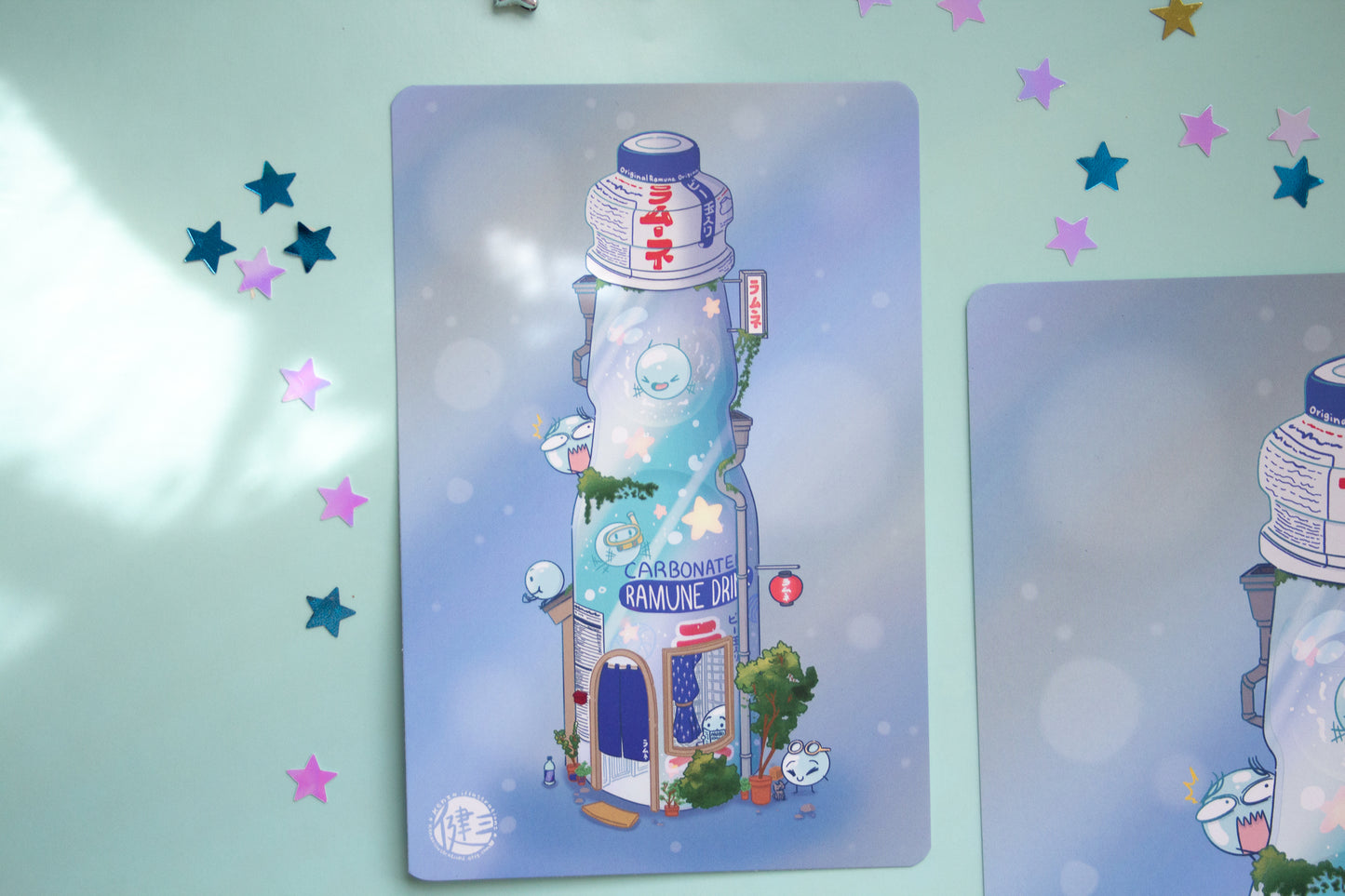 Ramune Marble House Art Print
