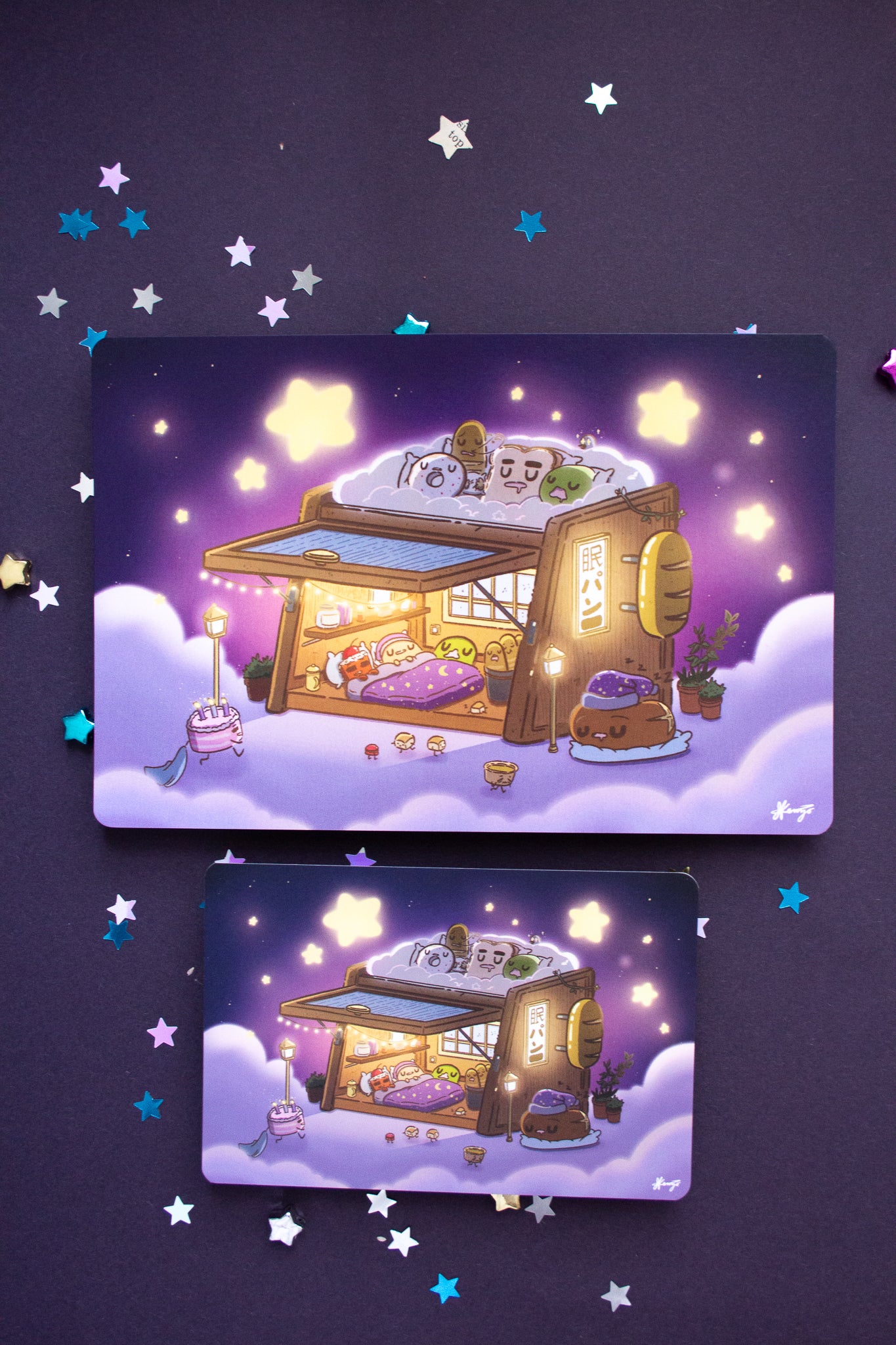 Sleepy Bread Box Art Print