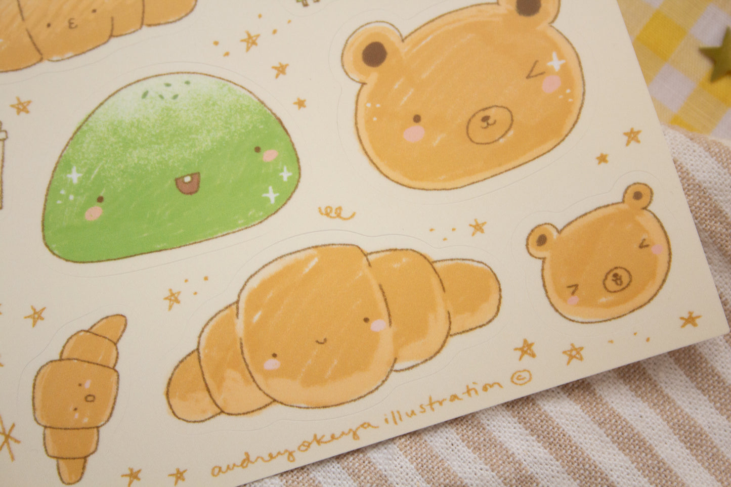 Kawaii Bakery Sticker Sheet