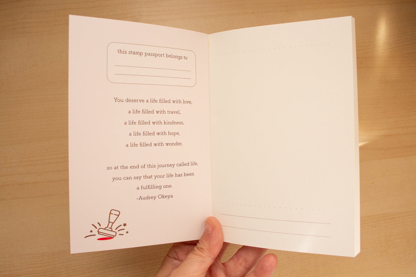 Stamp Passport Notebook
