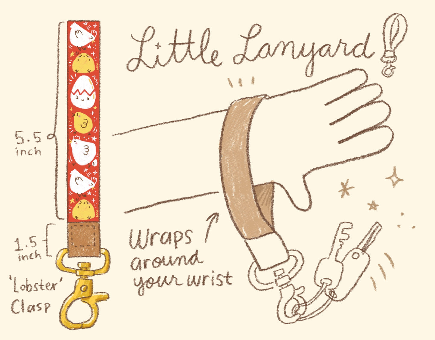 Chicken Lanyard