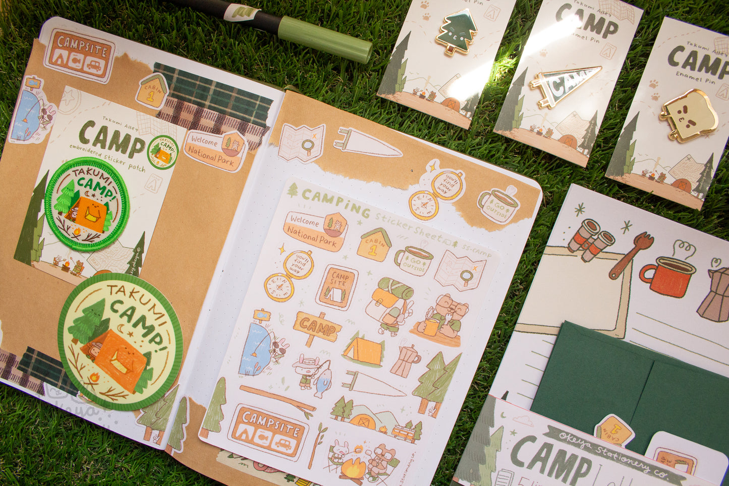 Camp Sticker Sheet