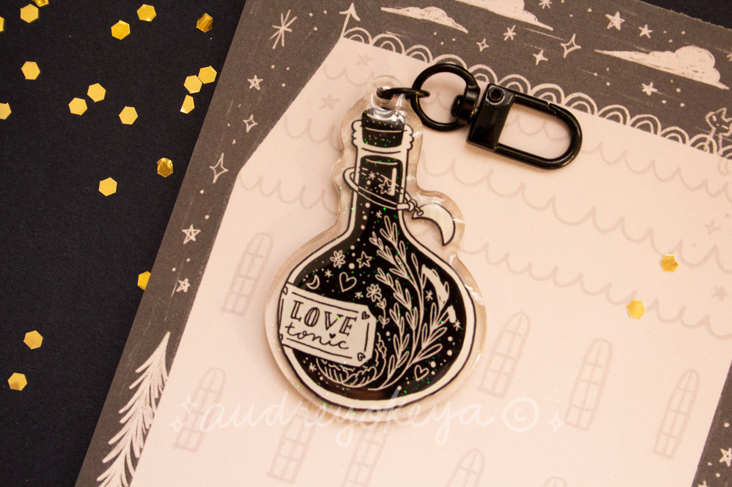 Potions Love Tonic Keychain