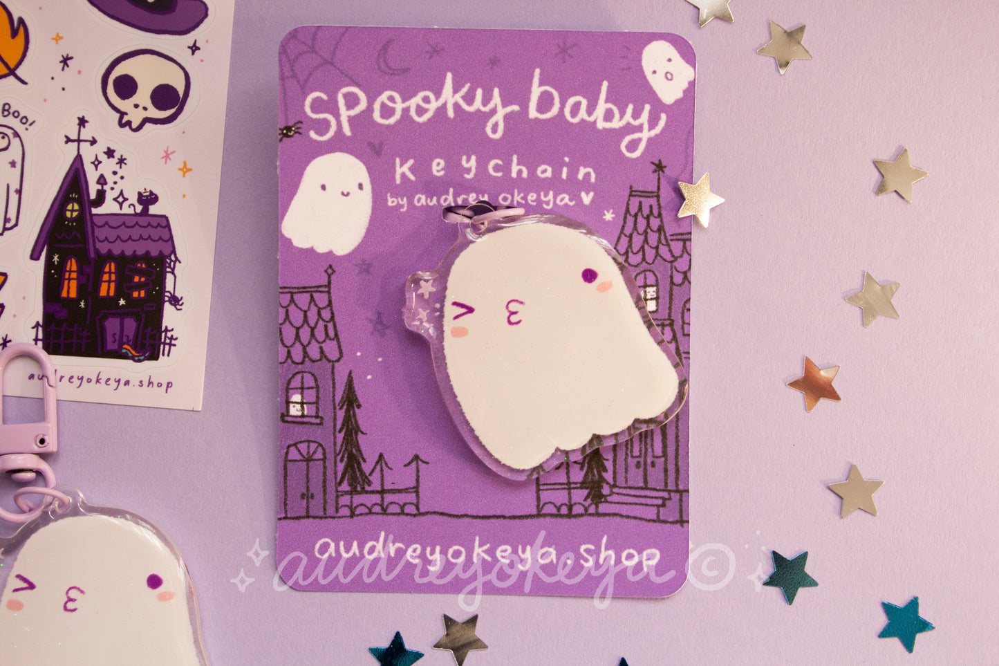Spooky Baby Keychain