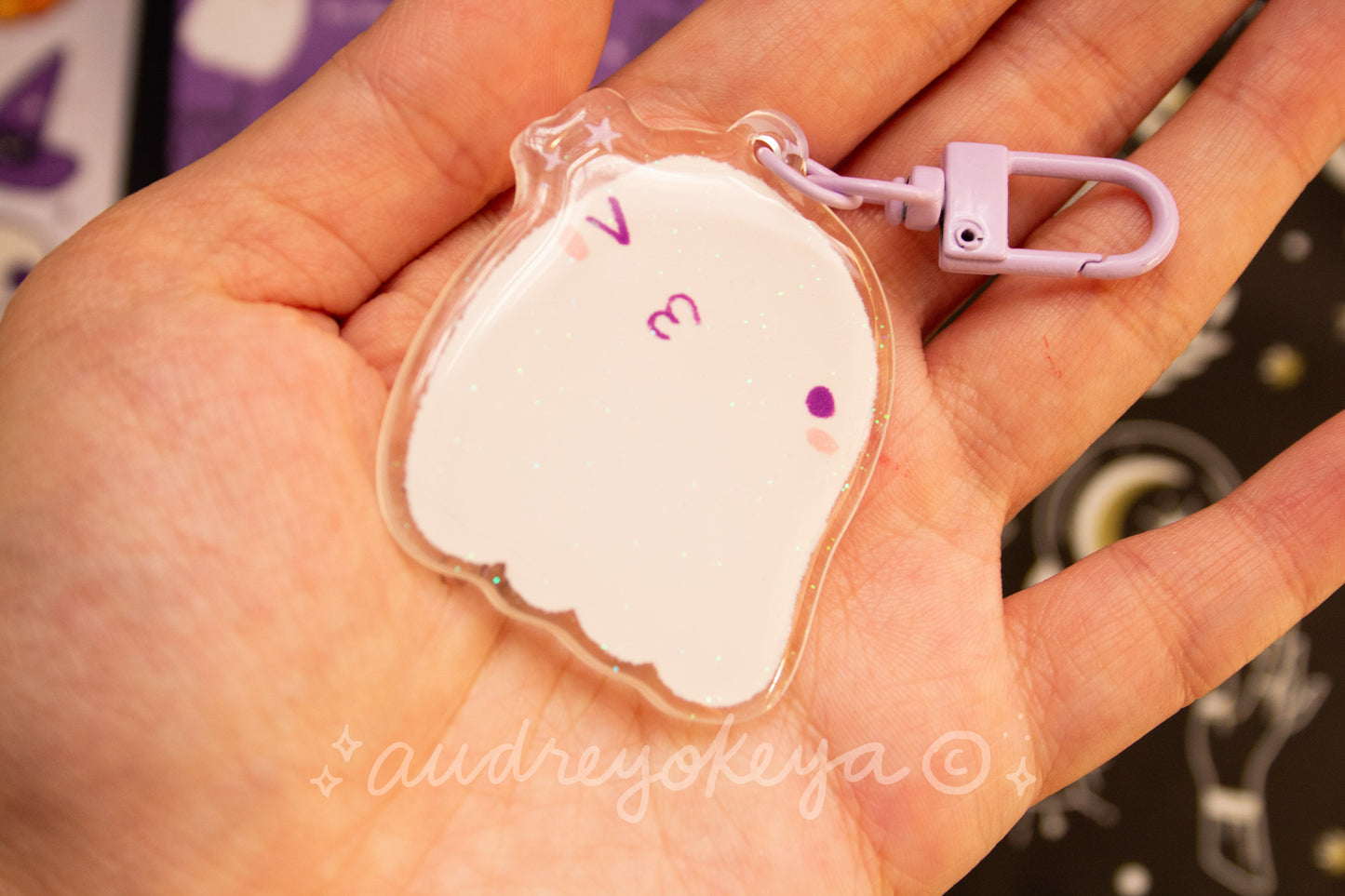 Spooky Baby Keychain