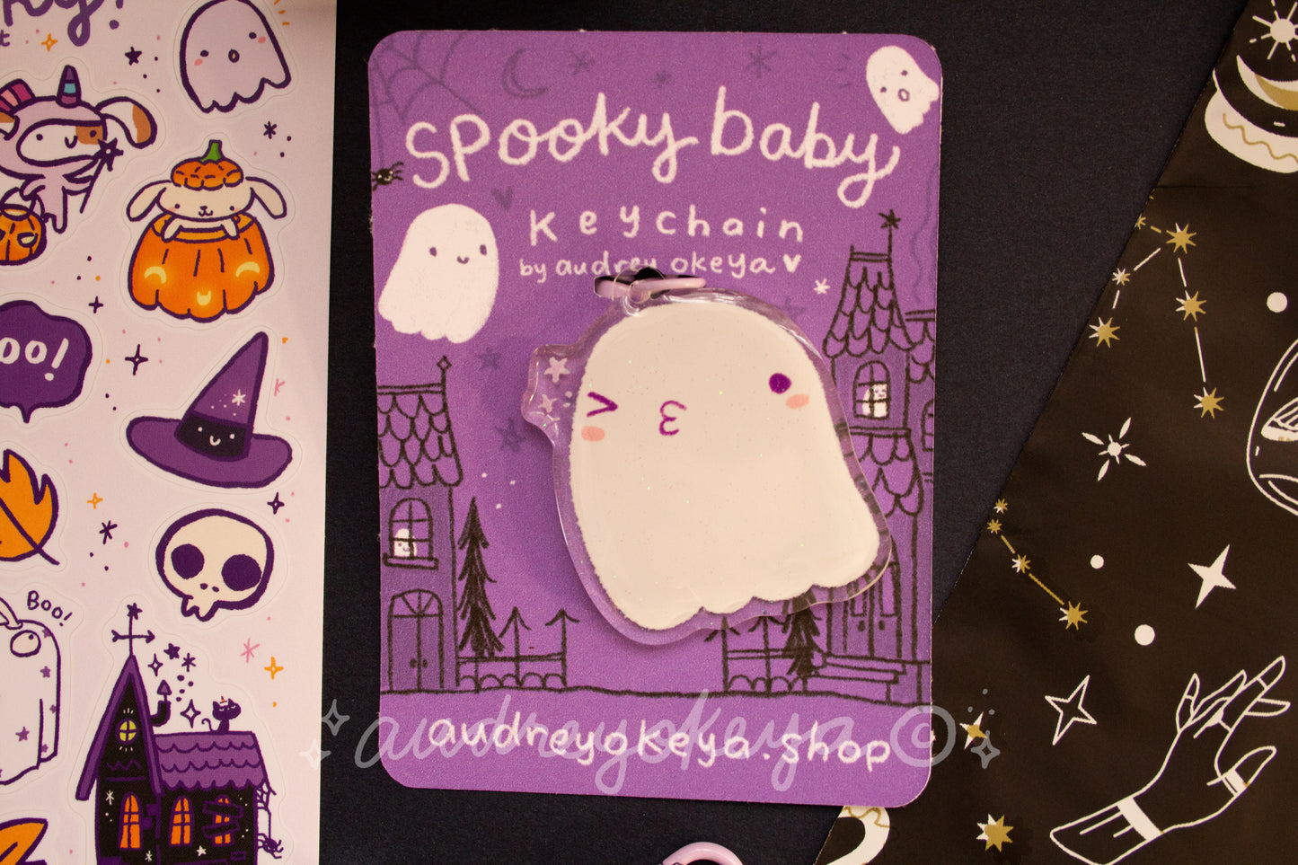 Spooky Baby Keychain
