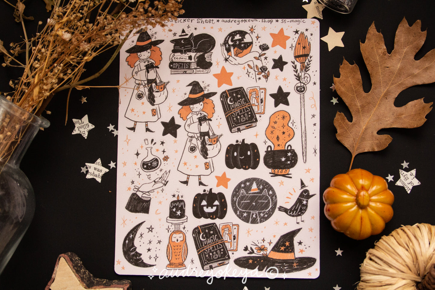 Magic Girl Sticker Sheet
