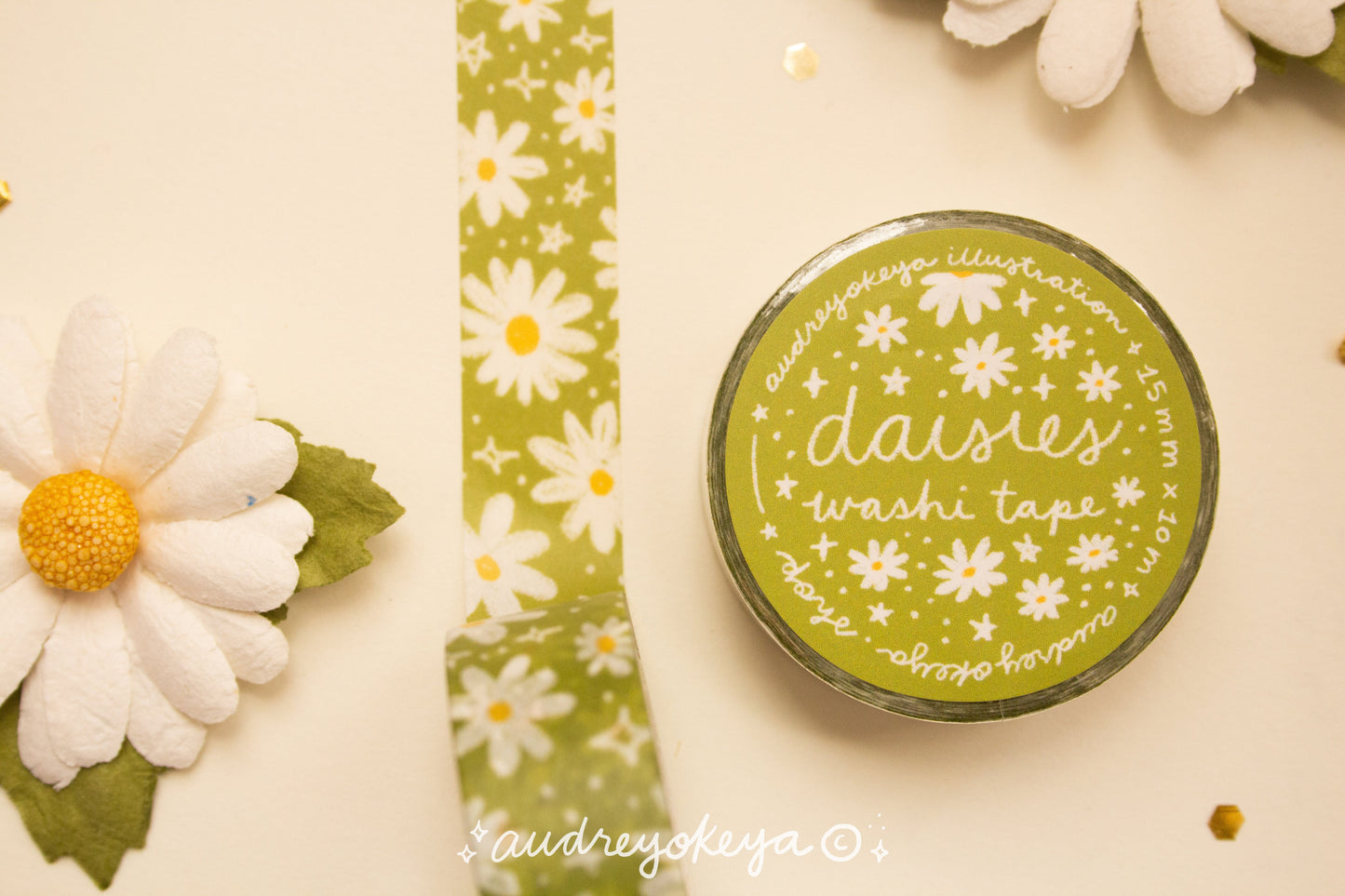 Daisy Washi Tape 8 Colors
