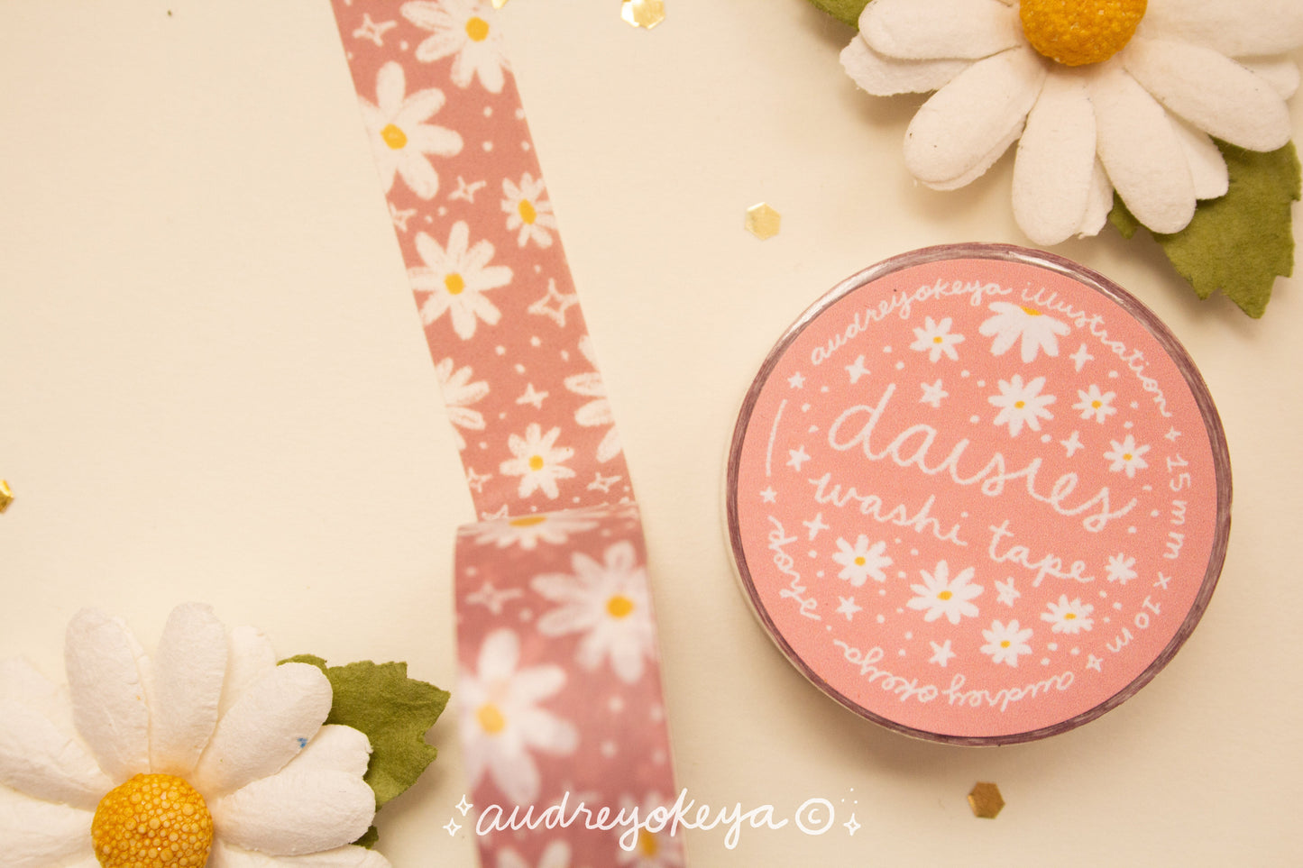 Daisy Washi Tape 8 Colors