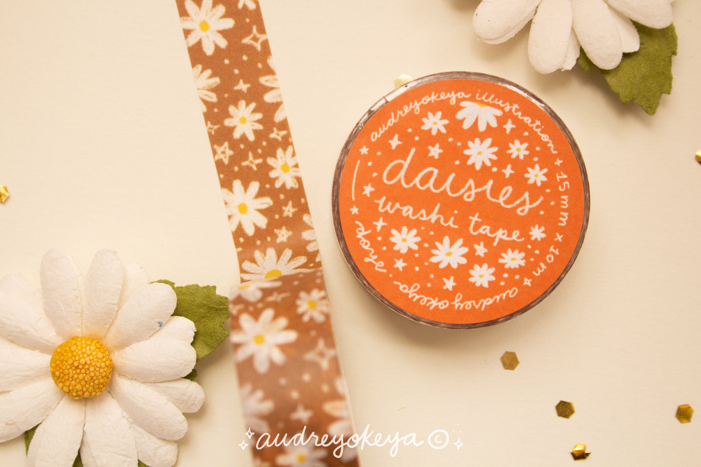 Daisy Washi Tape 8 Colors