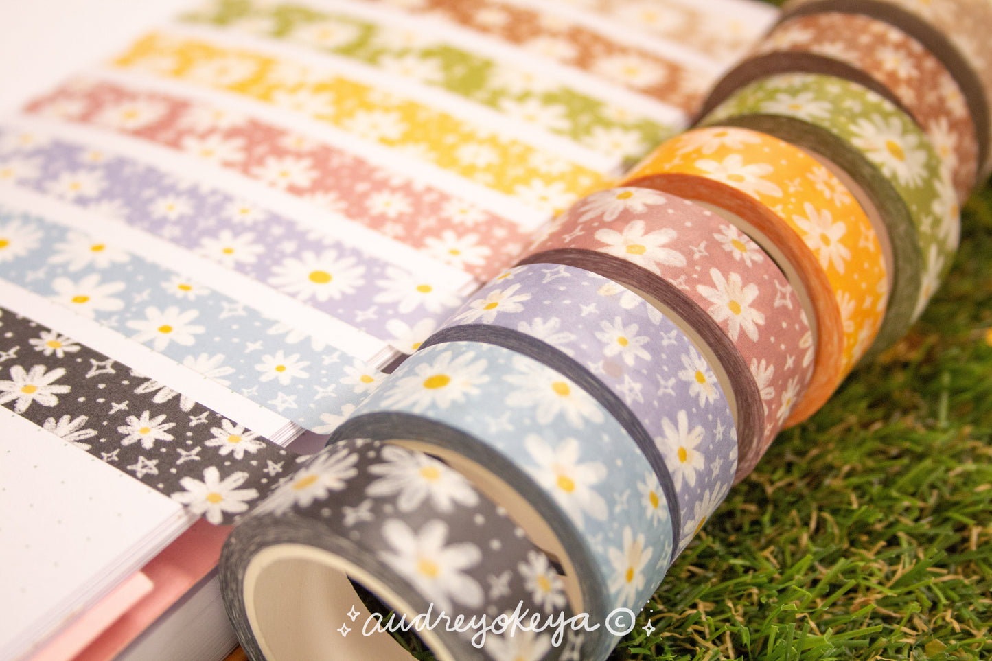 Daisy Washi Tape 8 Colors