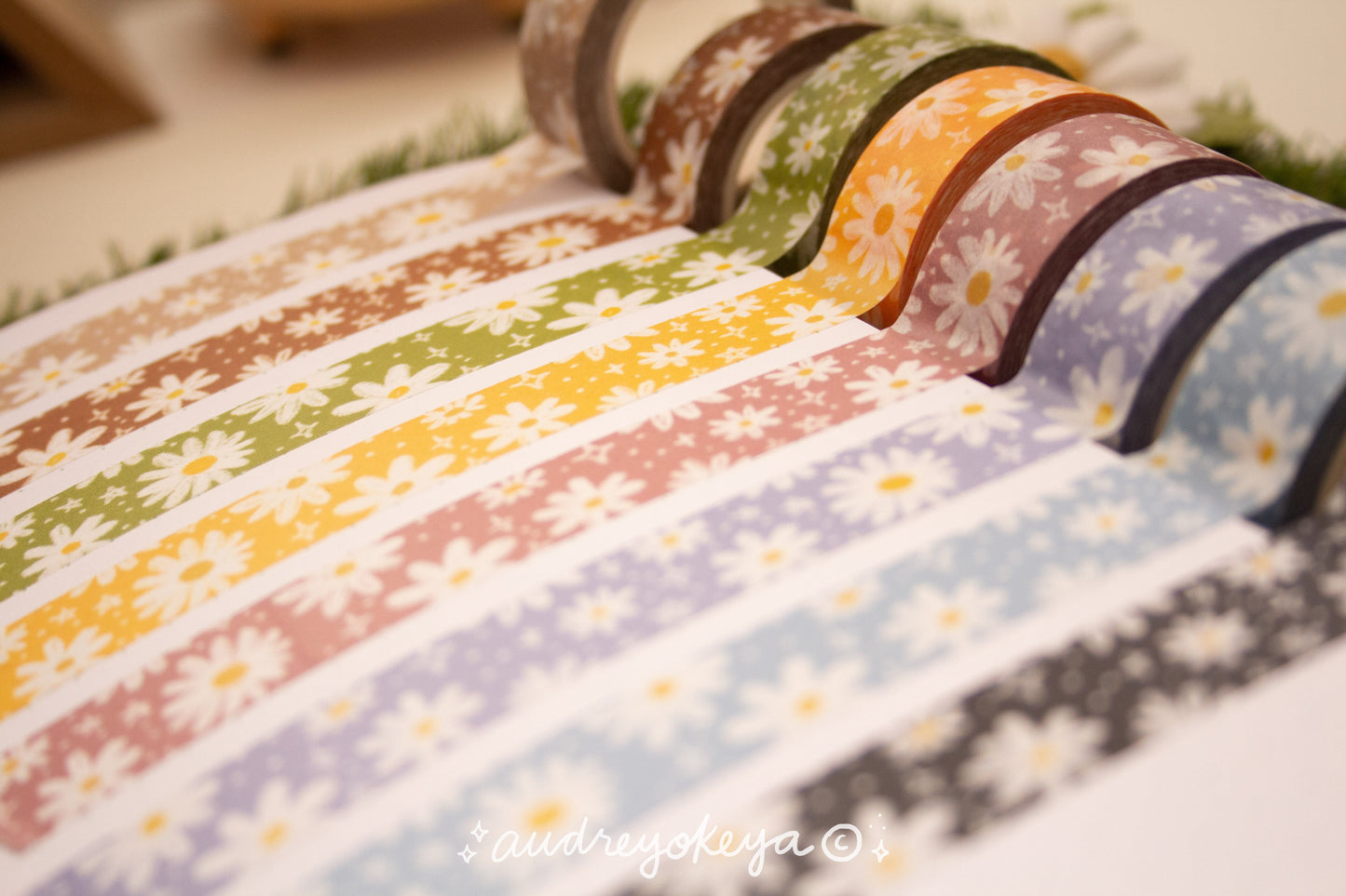 Daisy Washi Tape 8 Colors