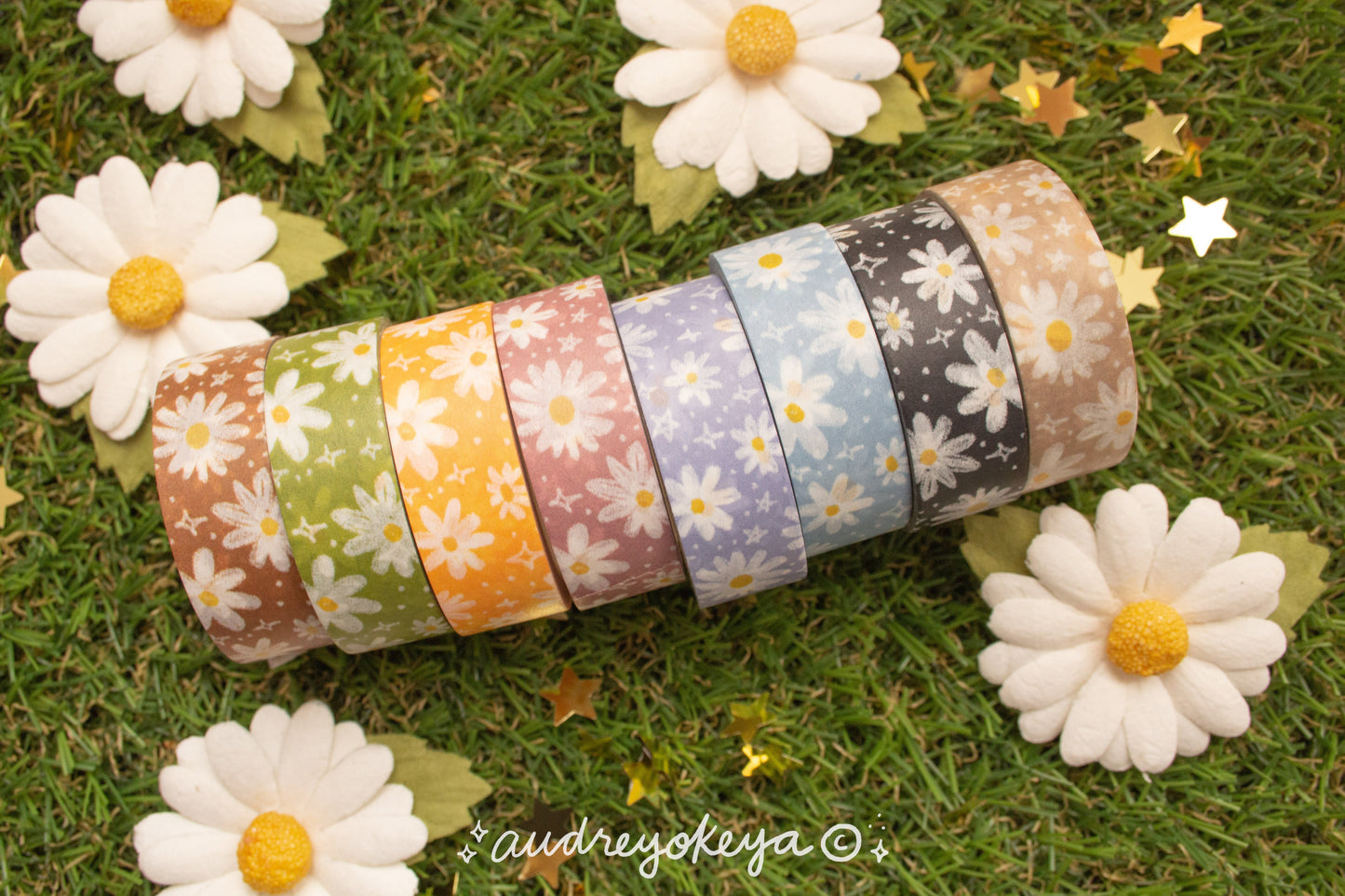 Daisy Washi Tape 8 Colors
