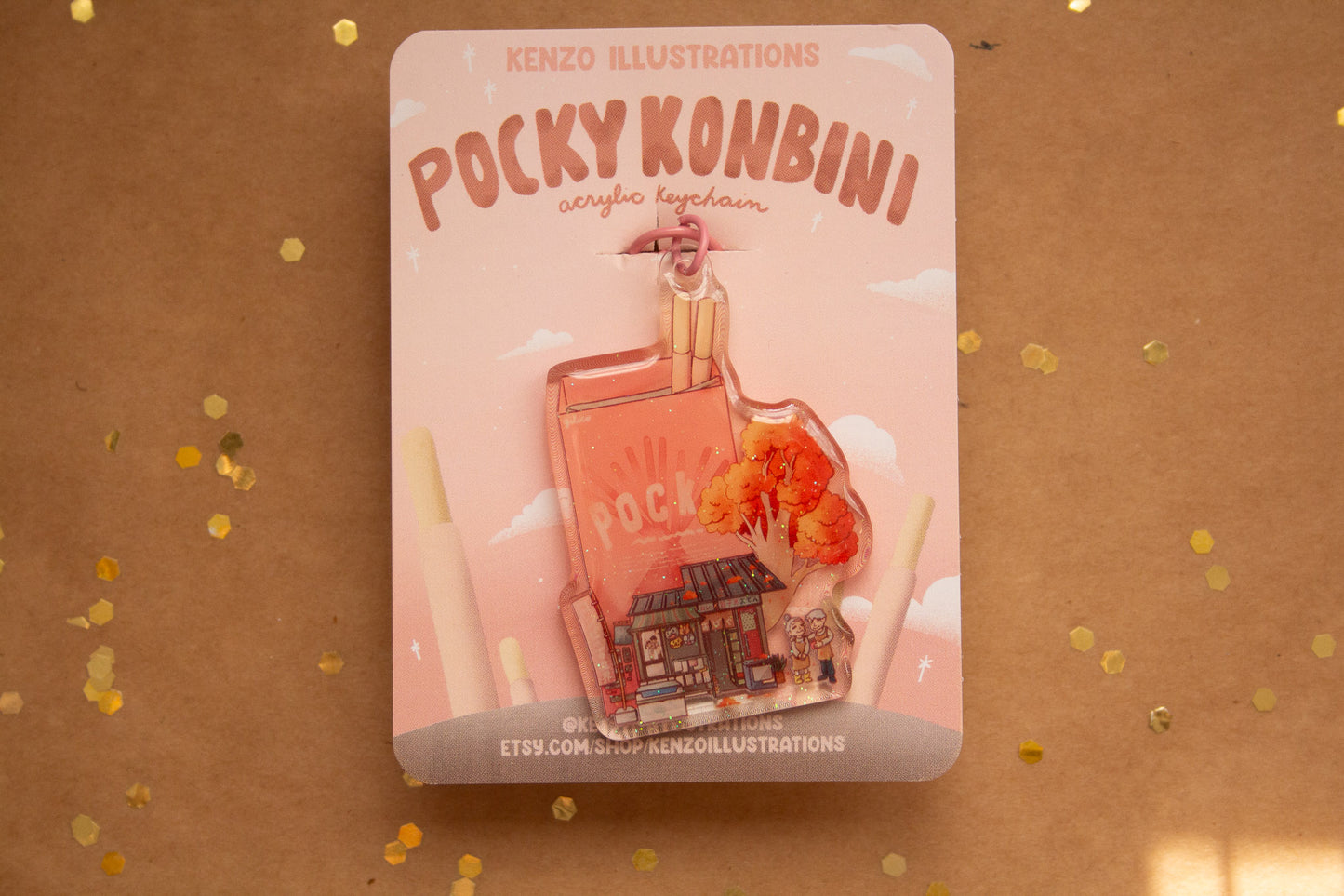 Pocky Konbini Keychain