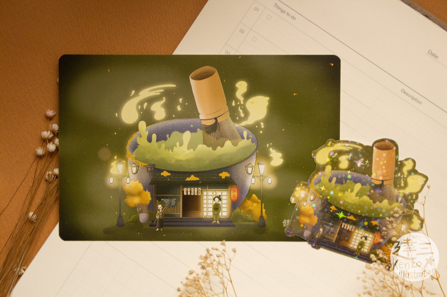Matcha Machiya Print