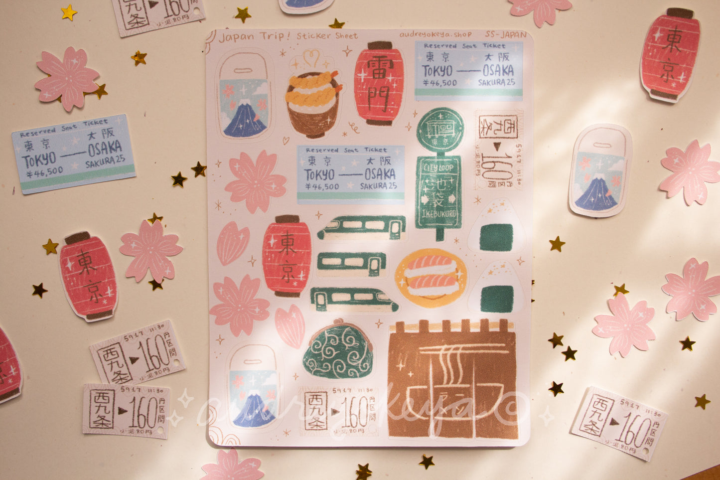 Japan Sticker Sheet