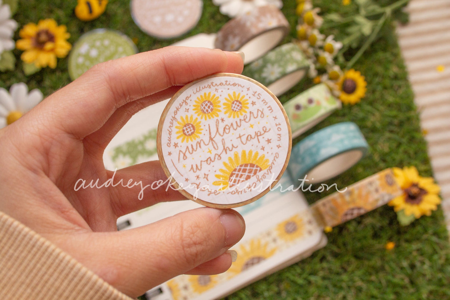 Spring Time & Froggy Washi Tapes 5 Designs