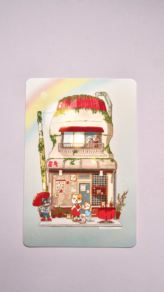 Miki's Yakult Cafe Art Print