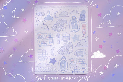 Self Care Sticker Sheet