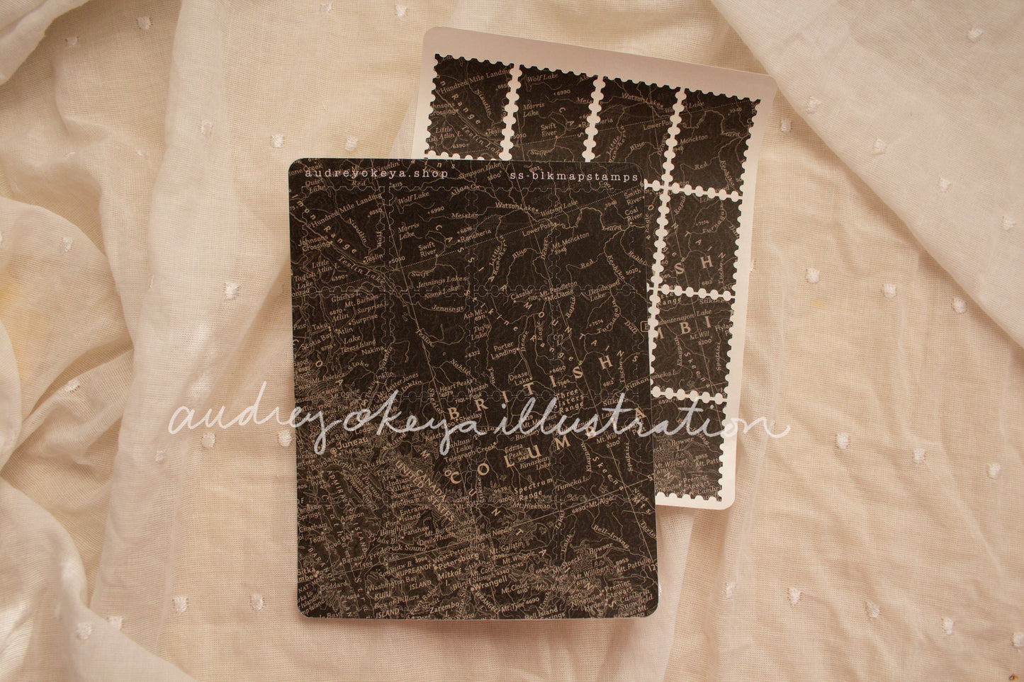 Aesthetic Kraft Stars | Map Stamps | Map stars Textures Sticker Sheets - 3 Diff Kinds!