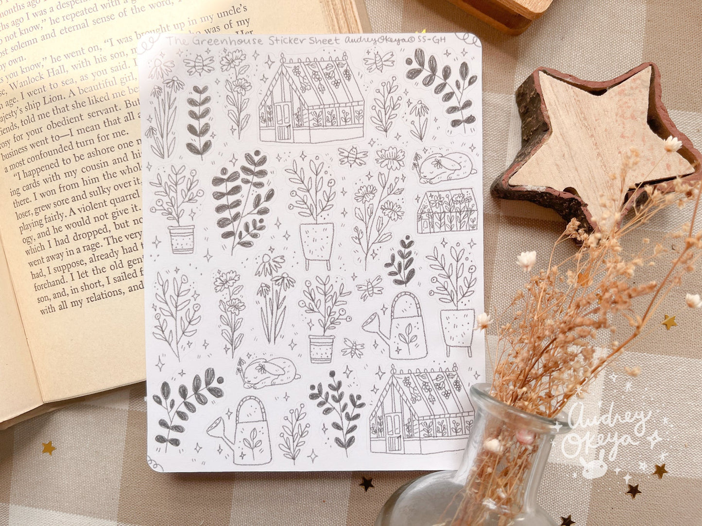 Greenhouse Notepad & Sticker Sheet