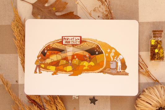 Curry Pan Cave Art Print