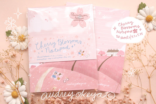 Cherry Blossoms Sakura Memo Pad