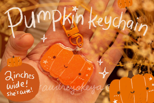 Pumpkin Keychain