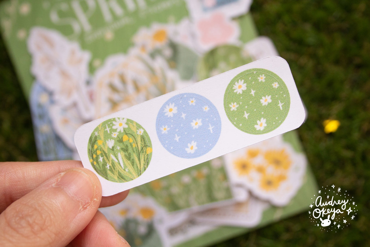 Spring Sticker Pack | 40 Die Cut Summer Stickers