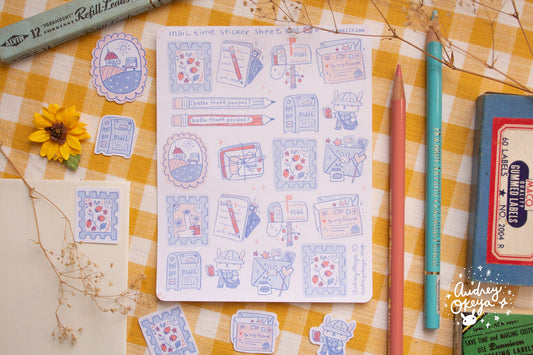 Snail Mail Sticker Sheet