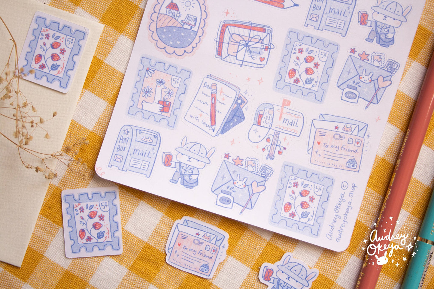 Snail Mail Sticker Sheet