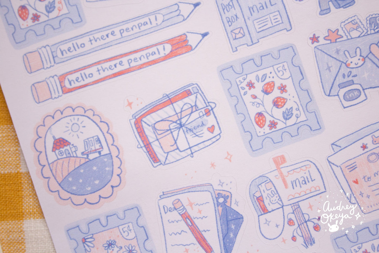 Snail Mail Sticker Sheet