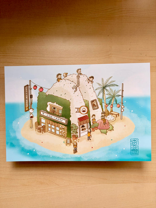 Omusubi Island Art print