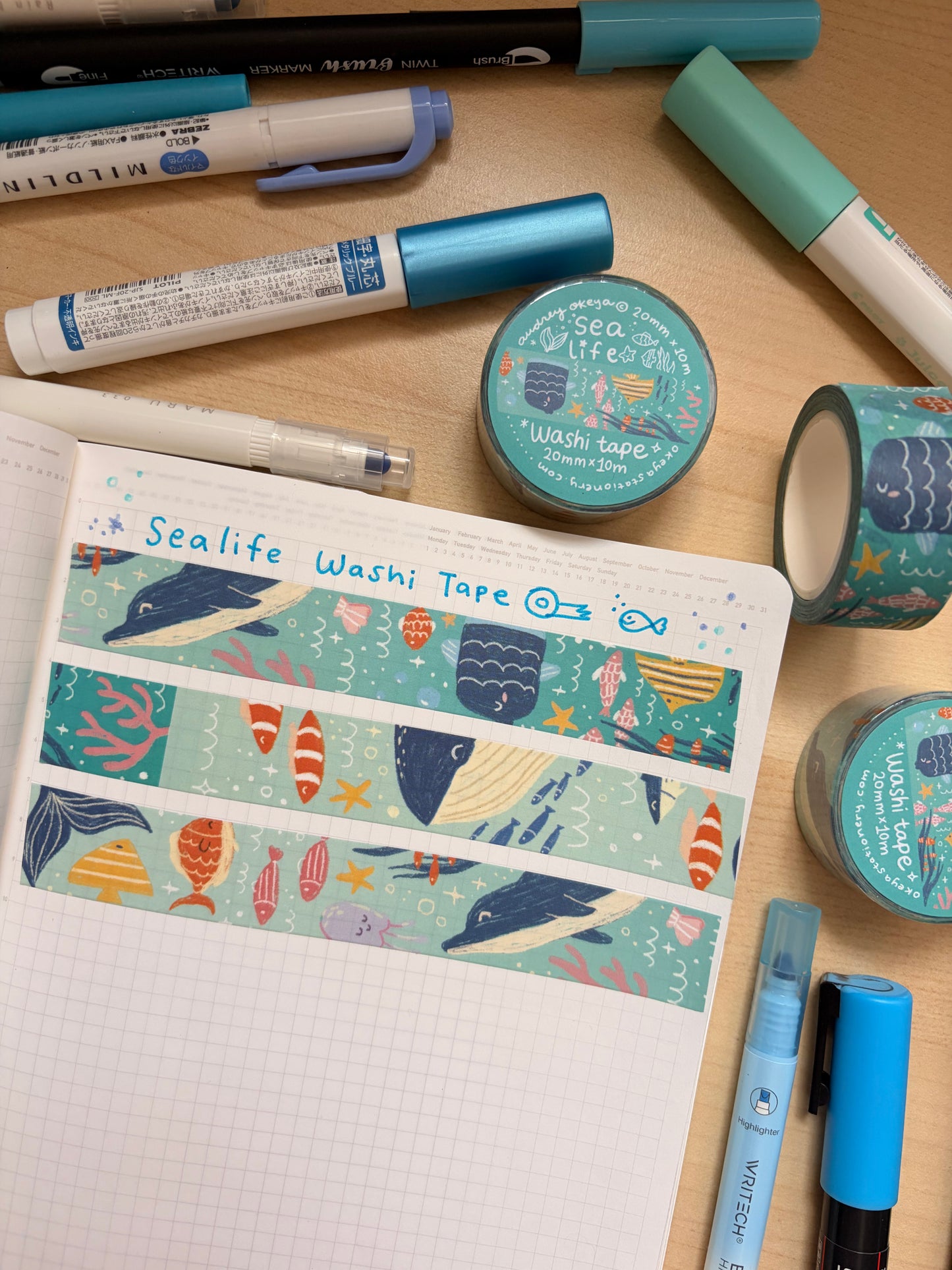 Sealife Washi Tape