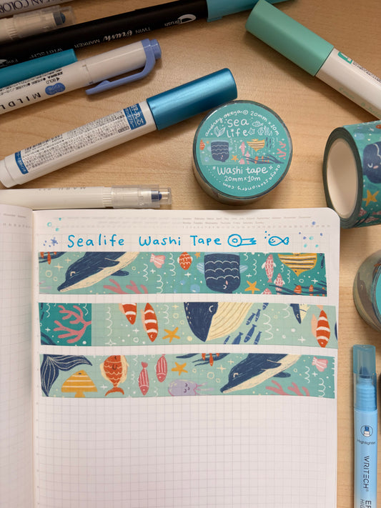 Sealife Washi Tape