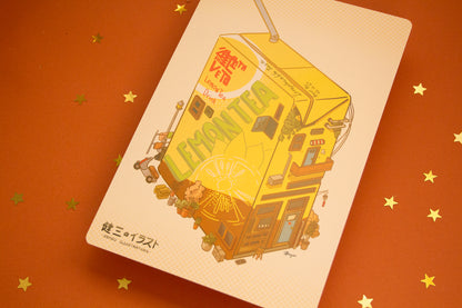 Vita Lemon Tea House Art Print
