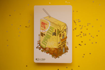 Vita Lemon Tea House Art Print